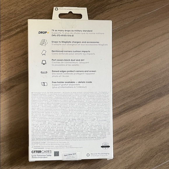 NIB OtterBox Defender Pro iPhone 16 Pro Max Case - Light Blue - Picture 4 of 6